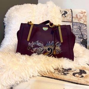 Coach Dreamer with Tattoo in Smooth Leather/Plum F36914